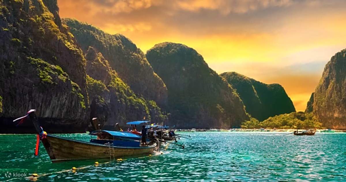 Phi Phi Island Longtail Boat Sunset Tour Half Day Klook
